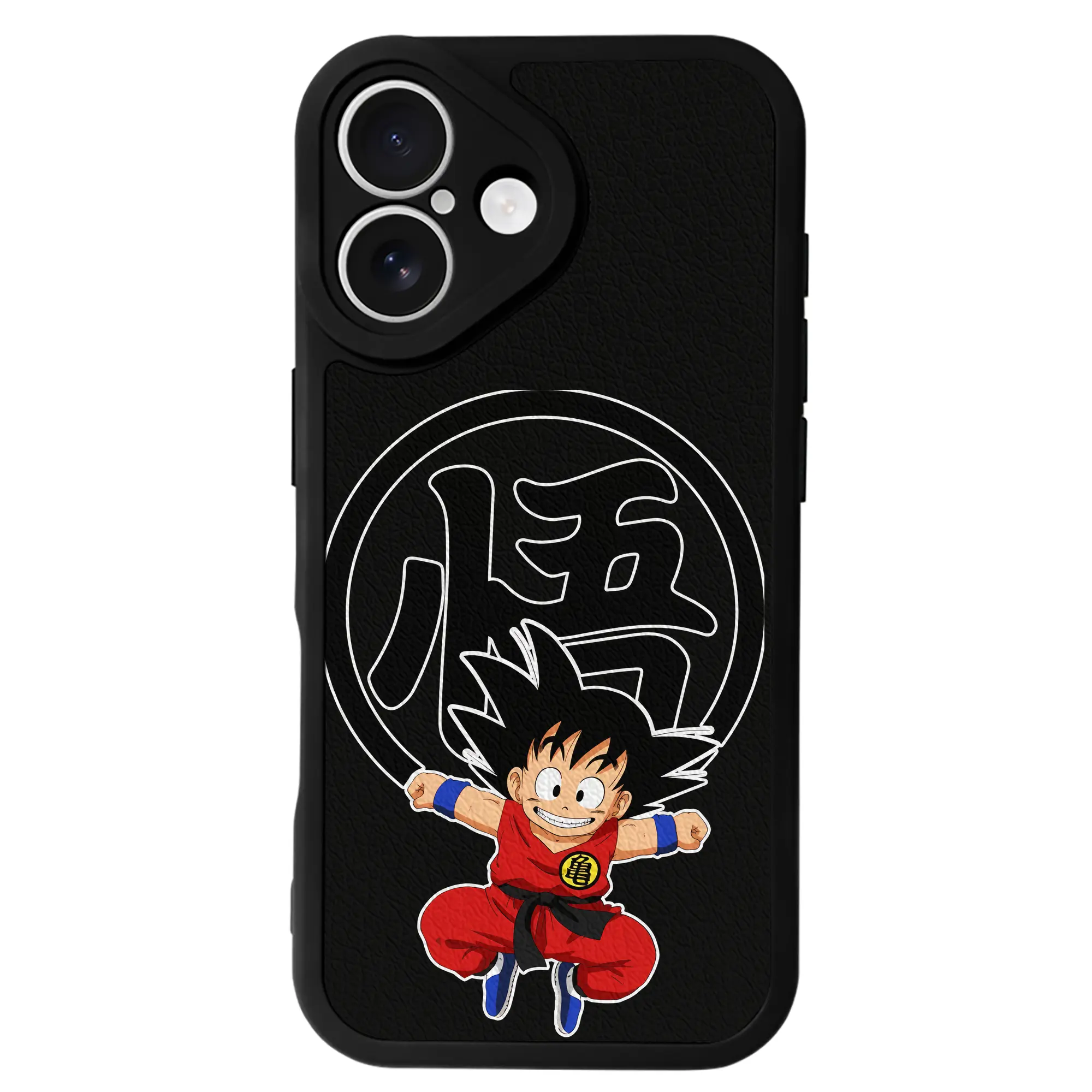 ドラゴンボール グッズ 孫 悟空 - IPhone 16シリーズ対応 ・ シリコンスマホケース ・ レザー調 ・ 高精度フィット ・ 耐衝撃 ・ ワイヤレス充電対応 ・ 精密カット